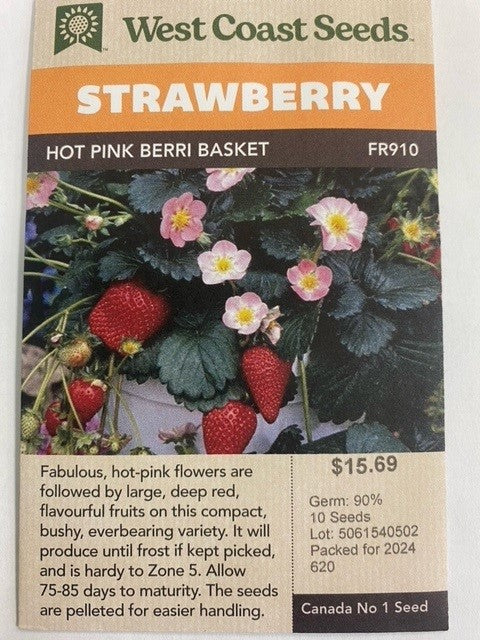 west coast seeds strawberry Strawberry