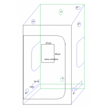 Load image into Gallery viewer, 4' x 4' x 6.5' Fusion Hut 1680D Mylar Grow Tent