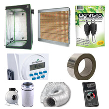 Load image into Gallery viewer, 4' x 4' x 6.5' Premium All-in-One 1680D Tent Package