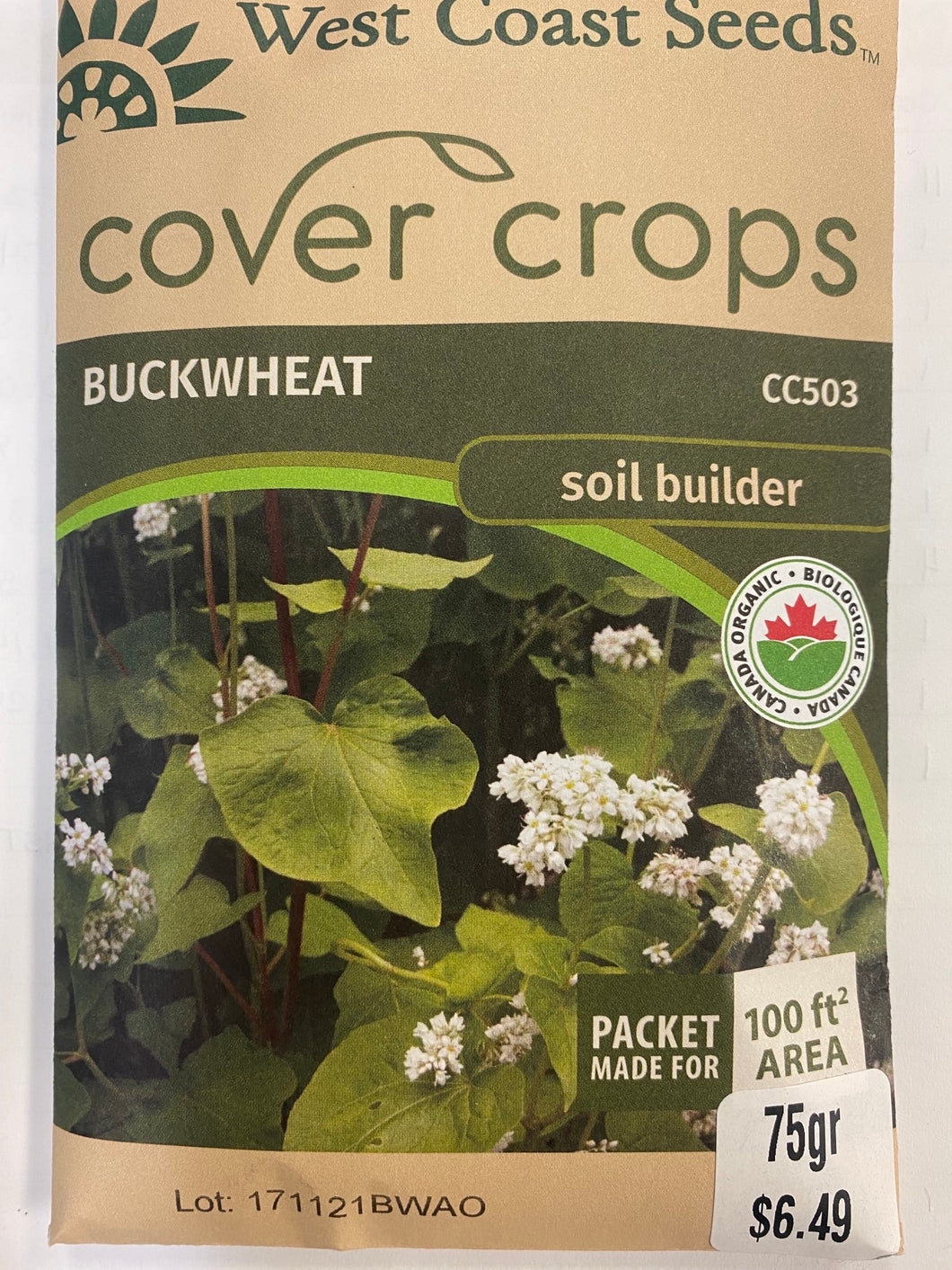 Cover Crop - Buckwheat 75gr
