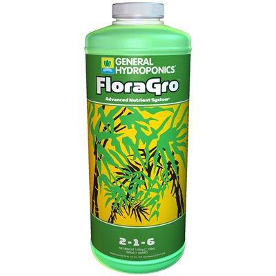 General Hydroponics Flora Gro 1L / 3.79L / 9.46L