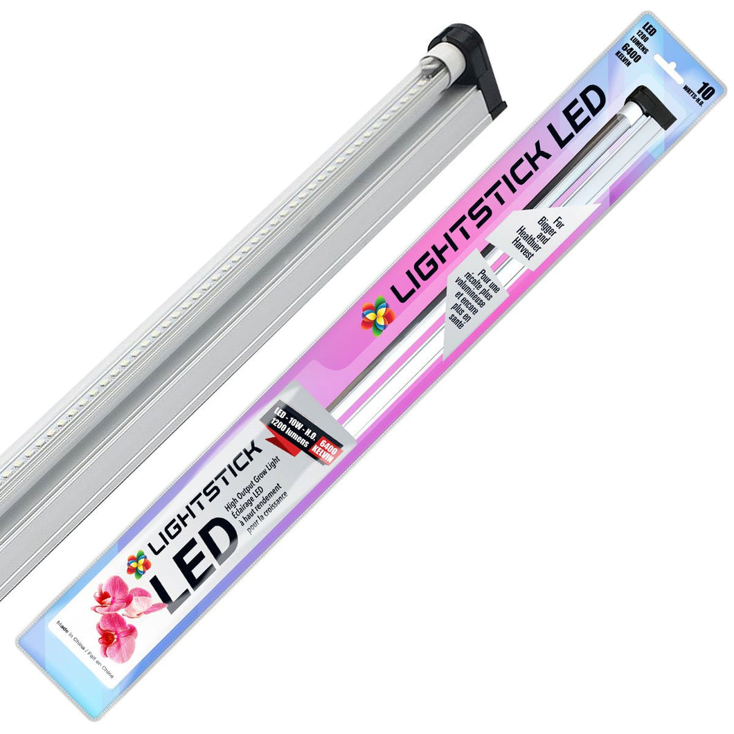 Lightstick LED 6400K 2' Grow Light Strip 120-240V Linkable