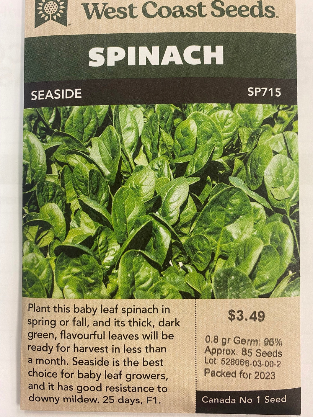 Spinach - Seaside 0.8gr