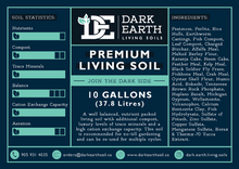 Load image into Gallery viewer, Dark Earth Living Soil - Premium Living Soil 40L
