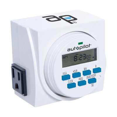 Autopilot 7 Day Digital Timer 120V - 2 Outlet