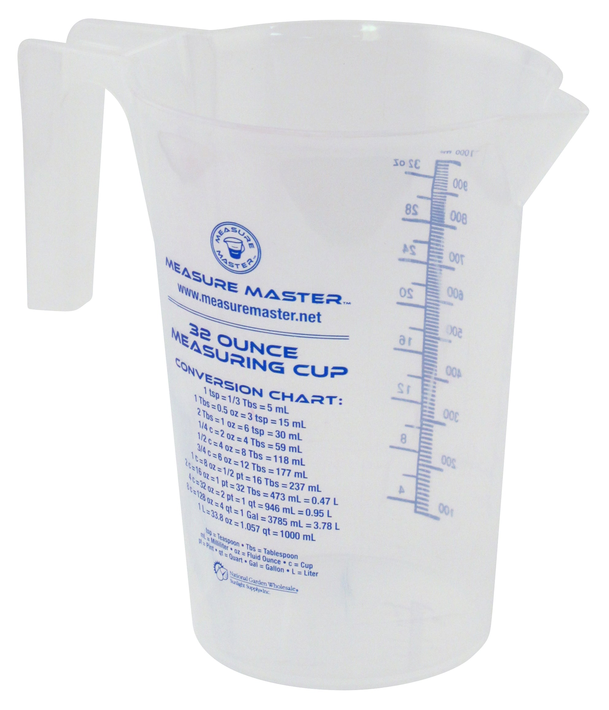 Measure Master Graduated Round Container 32 oz / 1000 ml – Tree of Life ...